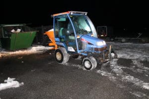 Snerydningsmaskine fra BS Landskabspleje ApS